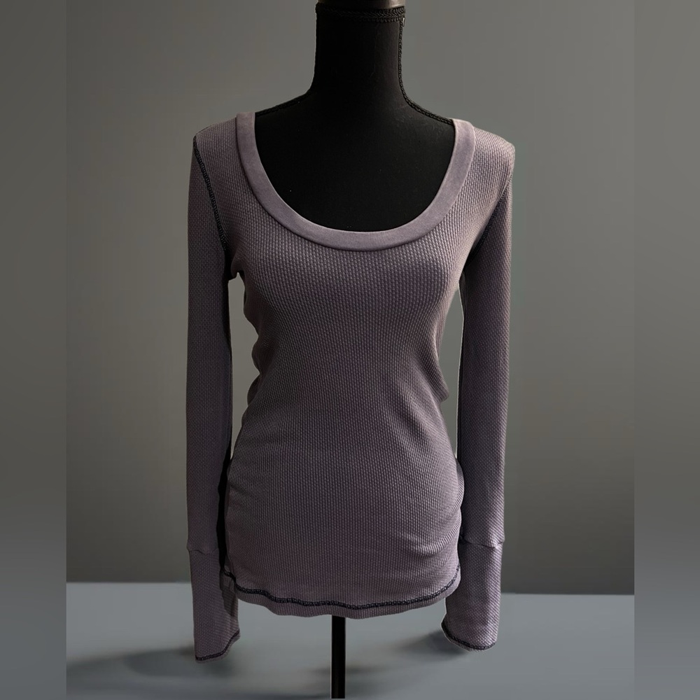 Free People lilac motocuff thermal